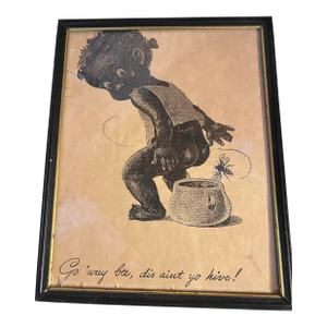 1930s Black Americana Al Barbelle Advertisement Artwork