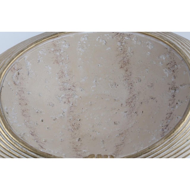 JARU Gold Beige Decorative Bowl Bowl is Pre-owned, Good Condition Patina and scratches around most of the bowl. Gold &...