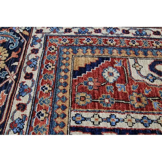 Textile Handwoven Heriz Style Area Rug 10'3" X 13'10" For Sale - Image 7 of 12