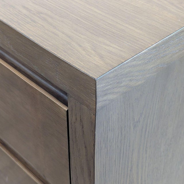 Brown Restoration Hardware 8-Drawer Wood Dresser - Modern Storage Solution For Sale - Image 8 of 9