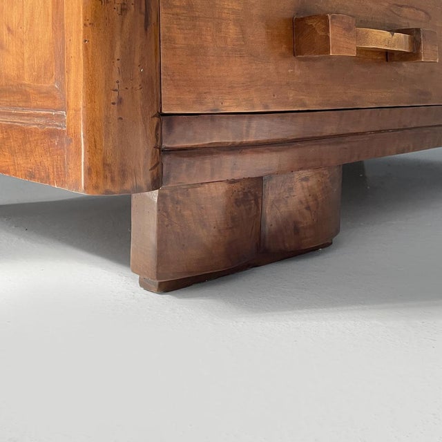Italian Art Deco Chest of Drawers in Wood, 1930s For Sale - Image 15 of 17