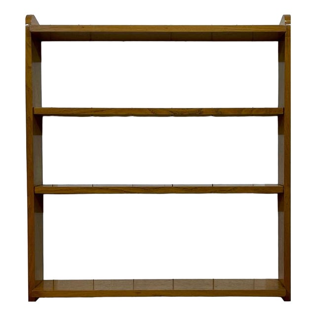 Oak Wall Shelf, 1960s For Sale