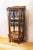 Transitional Late 20th Century China Cabinet With Claw Feet For Sale - Image 3 of 17