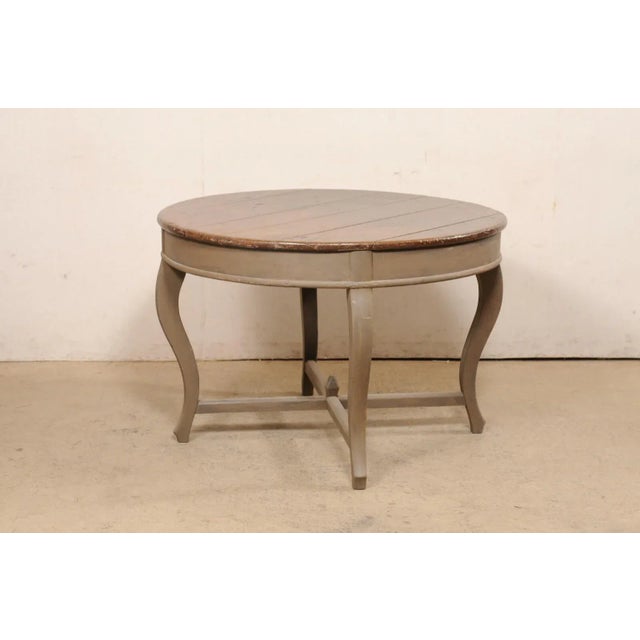 Wood 19th Century Brazilian Peroba Wood Center Table For Sale - Image 7 of 10