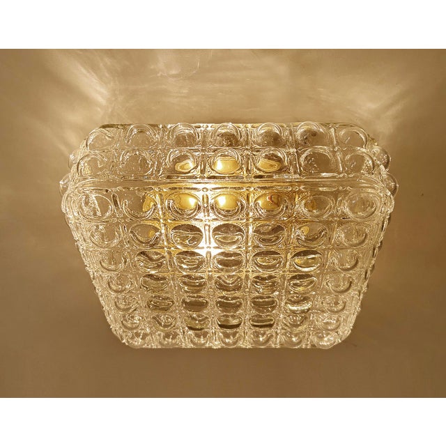 Metal Large Vintage Bubble Glass Wall Light from Erco, 1970s For Sale - Image 7 of 14