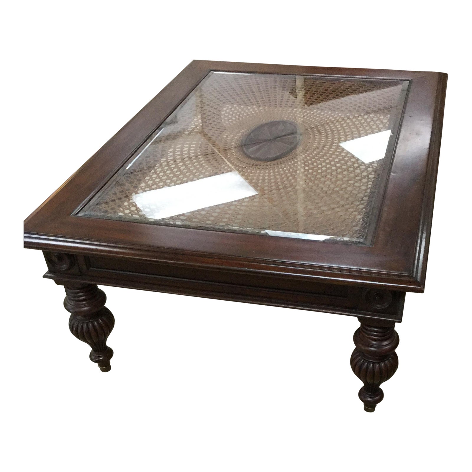 Ethan Allen British Colonial Coffee Table Chairish