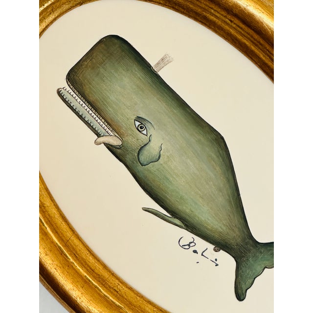 A one-of-a-kind hand-painted baby whale, full of whimsy and wonder. Painted in delicate layers of archival-quality...