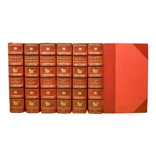 "The Second World War: Volumes I - Vi" 1948 Churchill, Winston S.- Set of 6 For Sale