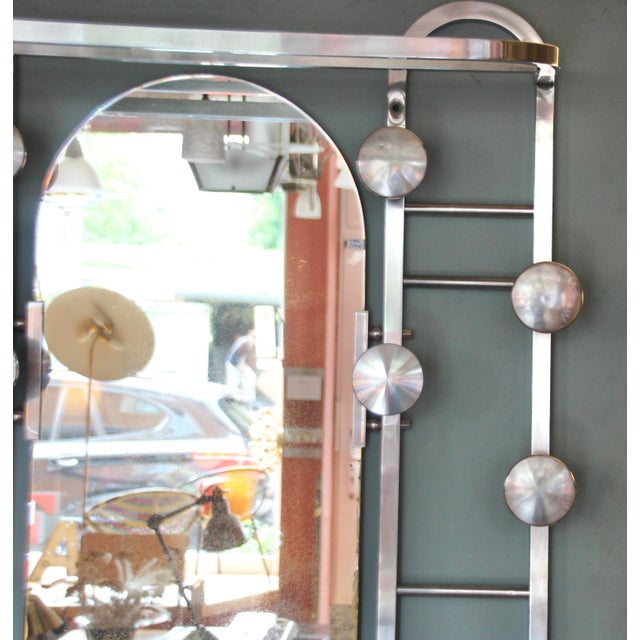 1930s Art Deco French Coat Stand in Polished Aluminium, 1930s For Sale - Image 5 of 17
