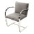 Brno (Knoll) Flat-Bar Chairs in Light Grey, Steel Frame For Sale