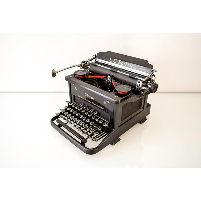 Antique L.C. Smith & Corona Silent Black Manual Typewriter Chairish