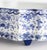 Paint 19th Century French Faience Creil Et Montereau Blue & White Floral Ironstone Jardiniere Cachepot Centerpiece For Sale - Image 7 of 13