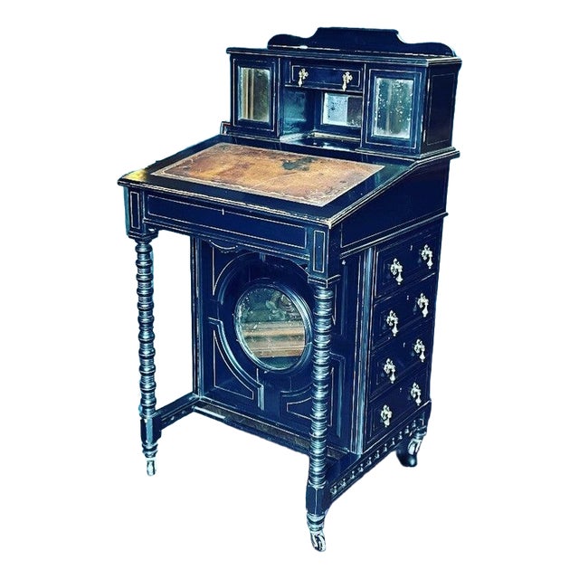 Victorian Aesthetic Movement Davenport Desk For Sale