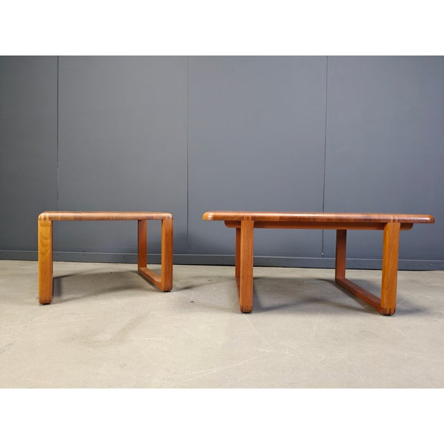 Brown Mid-Century Scandinavian Sofa Set, 1970s, Set of 4 For Sale - Image 8 of 9