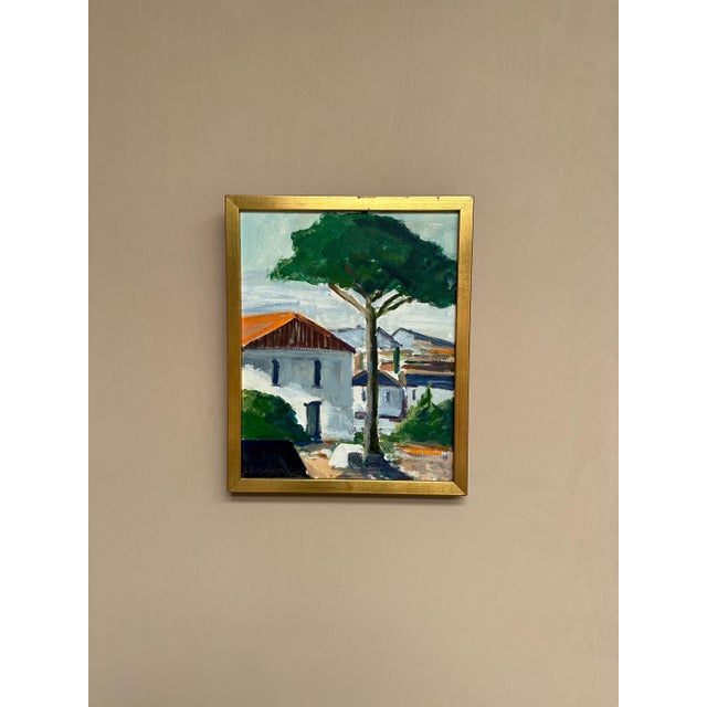 L. Niklasson, Tree by the House, 1975, Oil on Panel, Framed For Sale - Image 12 of 18