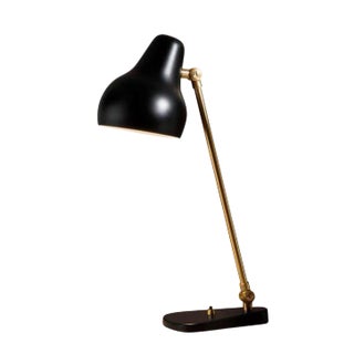 Vilhelm Lauritzen 'Vl38' Black Table Lamp for Louis Poulsen For Sale