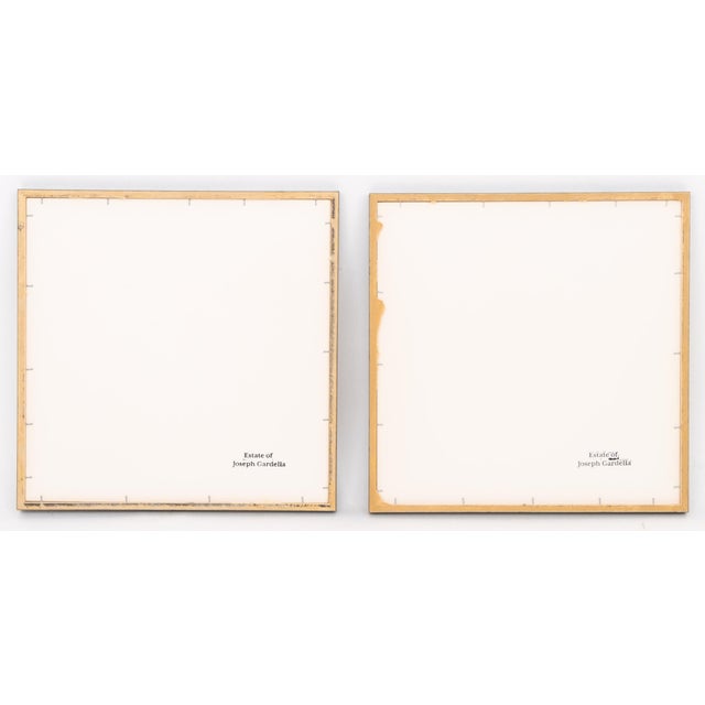Joseph Gardella Yellow Square Diptych Mixed Media For Sale - Image 10 of 11