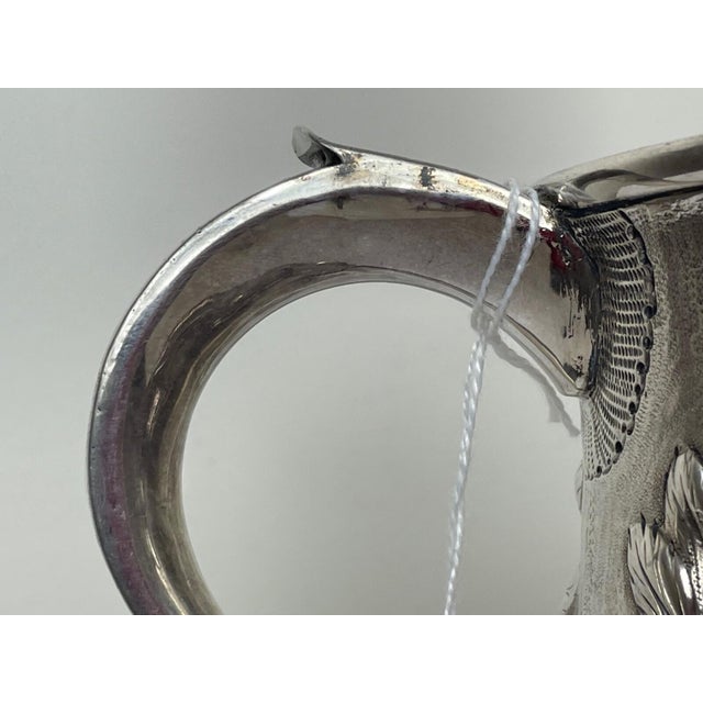 Rare 18th Century Georgian Sterling Silver Tankard, Newcastle Dated 1774 by Silversmith John Langlands For Sale - Image 11 of 14