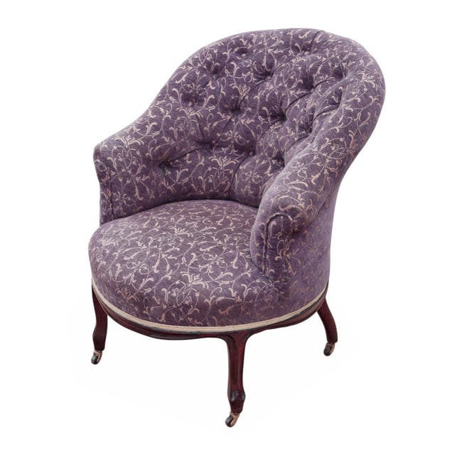 Antique 19th century victorian ladies tub bedroom chair – fine quality a charming 19th-century victorian ladies’ tub...