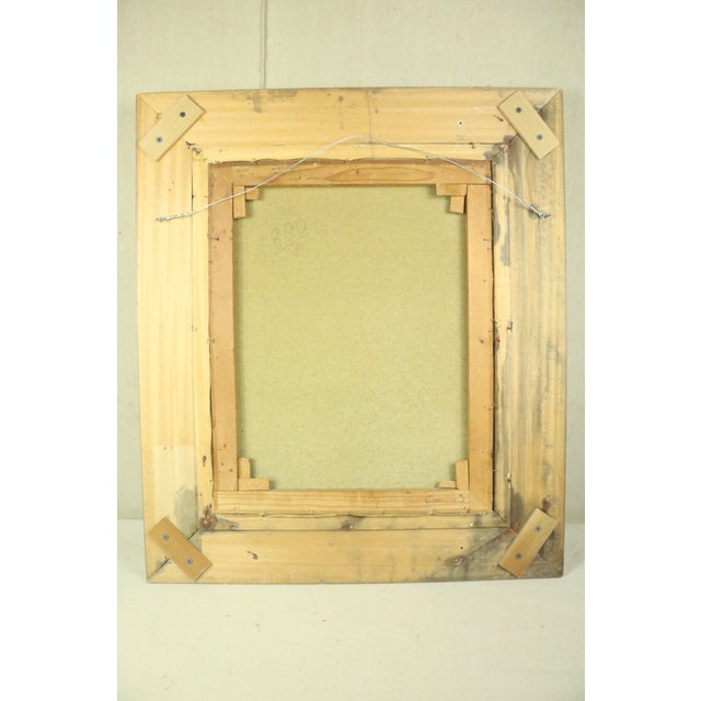 Textile Mid 20th Century Painting by Walter Sicca For Sale - Image 7 of 8