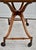 Fruitwood Serving Cart Mid Century Modern Removable Tray Rolling Bar Table 60s For Sale - Image 11 of 12
