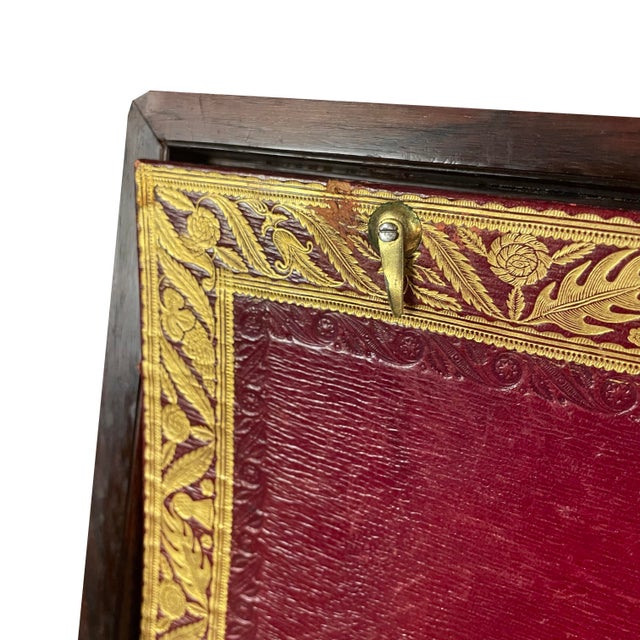 Early to Mid-1800s English Rosewood “Slope Box” Aka Campaign Desk For Sale - Image 13 of 17