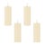 2020s FIA Wick Ivory Pillar Candle (Set of 4) For Sale - Image 5 of 5