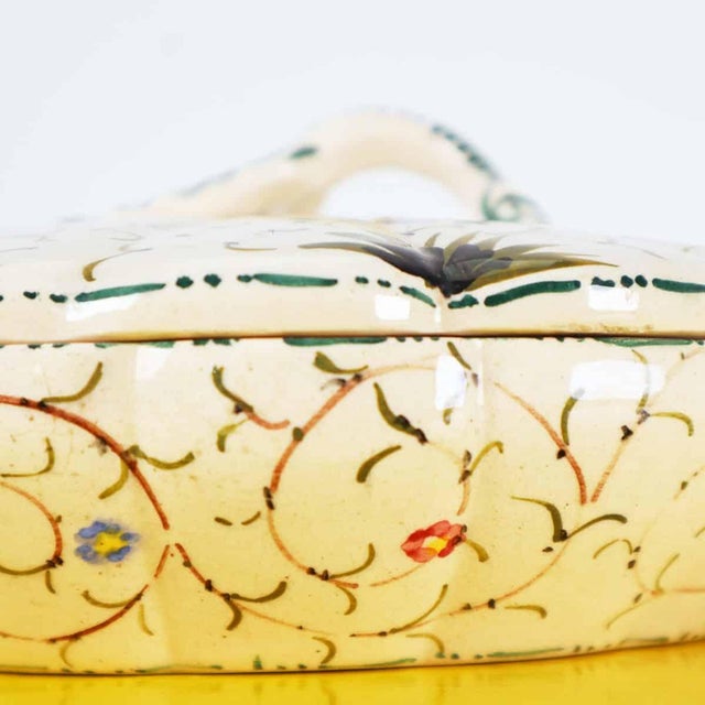 Ceramic Box Centerpiece, Early 1900s For Sale - Image 4 of 11