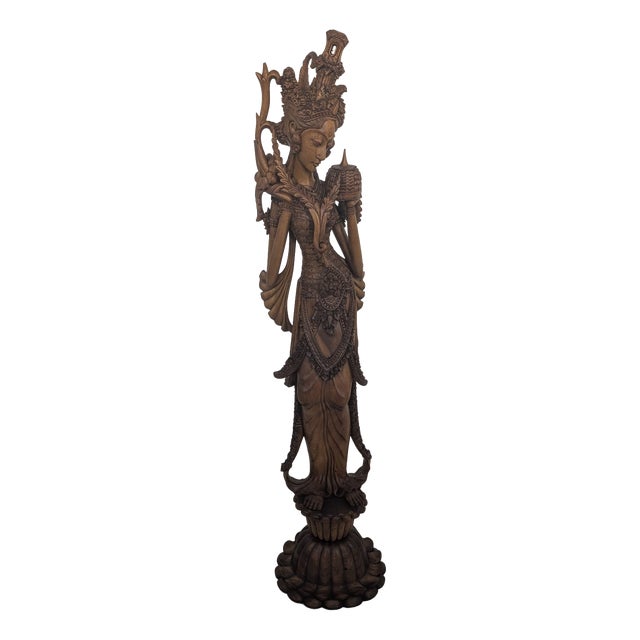 Bali Sculpture, 1980s, Wood For Sale