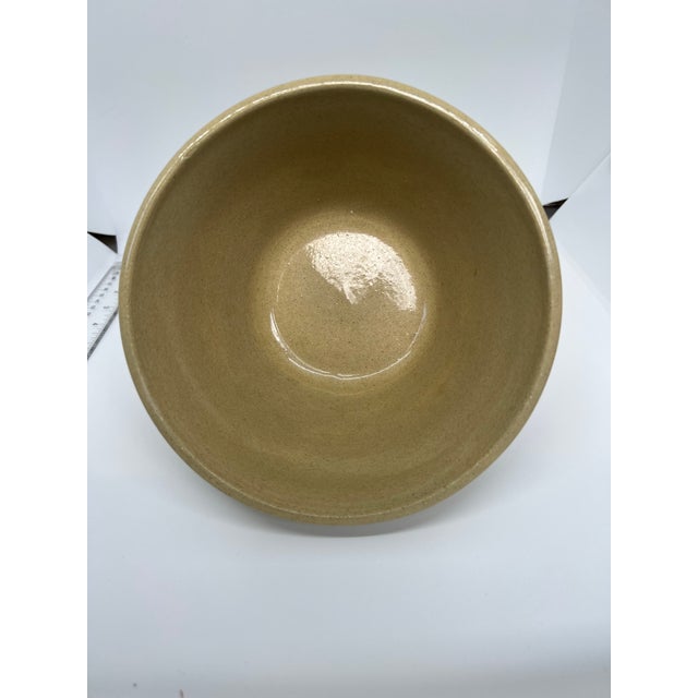1940s Roseville Pottery Mixing Bowls Set of 3 For Sale - Image 5 of 9