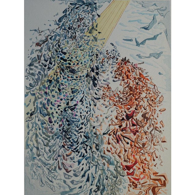 Salvador Dalí (1904-1989) Paradise 11: Dust of Souls Color wood engraving Unsigned On BFK Rives wove paper, 26 x 33 cm...