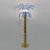 Murano Glass and Brass Palm Tree Floor Lamps from Maestri Muranesi, 1970s, Set of 2 For Sale - Image 10 of 14