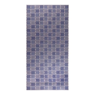 Modern Extra Large Swedish Geometric Flat Weave Wool Rug by Doris Leslie Blau For Sale