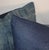 Pair of Vintage Indigo Linen Pillows For Sale In Los Angeles - Image 6 of 6