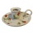 Vintage Bernardaud Limoges Candle Holder France Fraisiere Strawberry Garden HTF For Sale