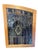 This striking antique stained glass panel is a masterful example of ecclesiastical artistry, from a historic chapel at...
