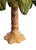 1990s Vintage Ceramic Tropical Palm Tree Taper Candle Holders- A Pair For Sale - Image 5 of 6