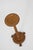 Scandinavian Pedestal Stand in Oak with Turned Column, 1950s For Sale - Image 3 of 9