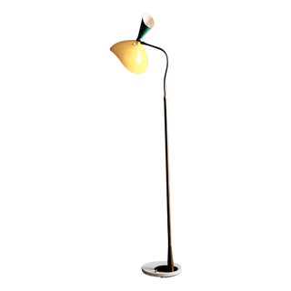 Two-Tone Floor Lamp from Stilnovo, 1950s For Sale