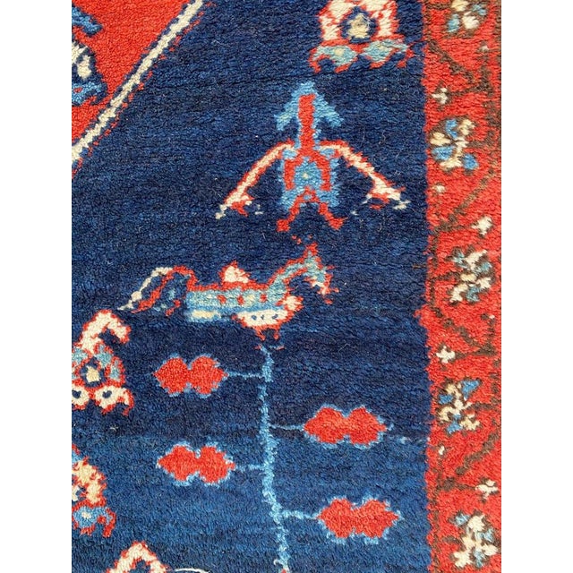 Long Antique Kurdish Rug, 1890s For Sale - Image 9 of 14