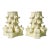 1988 Vintage Italian Corinthian Roman Empire Architectural Plaster Bookends - A Pair. For Sale