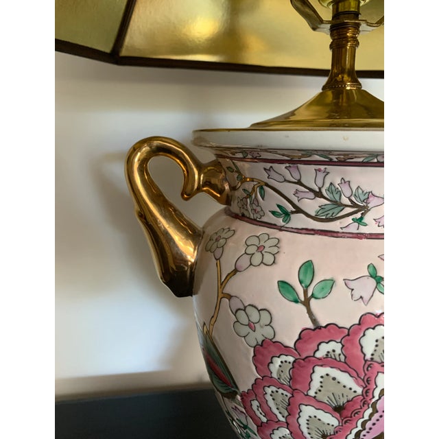 Chinoiserie Gilded Table Lamps - A Pair For Sale In Phoenix - Image 6 of 8