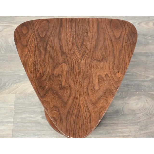 Mid-Century Modern 1960s Walnut End Tables - a Pair For Sale - Image 3 of 8