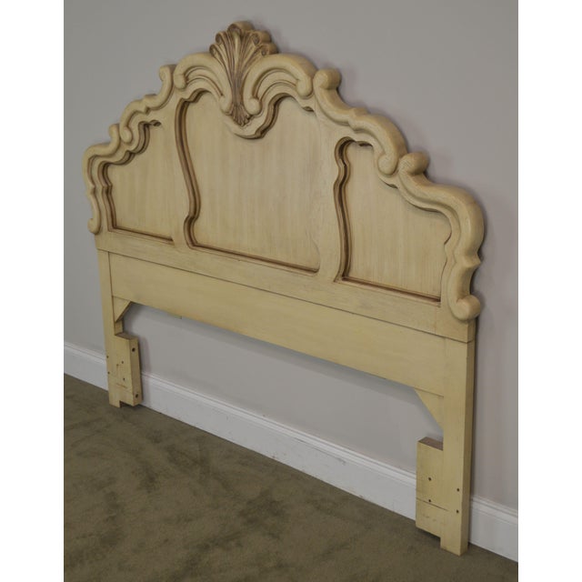 Rococo Painted Vintage 1960's Queen Headboard Chairish