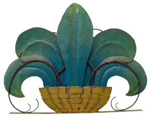 Decorative Iron Wall Piece, 1950s