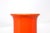 Ceramic Italian Orange Ceramic Cylinder Vase, 11.5" — Marked 1081/G For Sale - Image 7 of 8