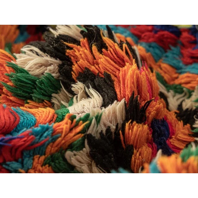 1980s Vintage Boujad Berber Rug For Sale - Image 5 of 10