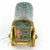 Chinese Brass Gilt Ox Drawn Cart With Cloisonné and Enamel 20th Century For Sale In Phoenix - Image 6 of 18