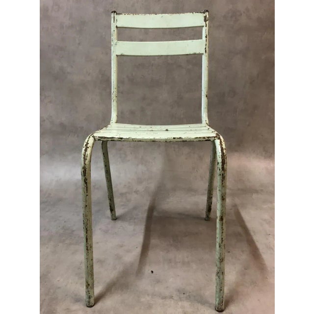 Aqua Garden Chairs from Art-Prog, 1950s, Set of 4 For Sale - Image 8 of 11