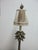 1990s John Richards Faux Bronze Italian Regency Corinthian Column able Lamp Shade B For Sale - Image 4 of 10
